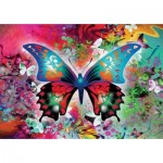 Puzzle   Papillon Coloré