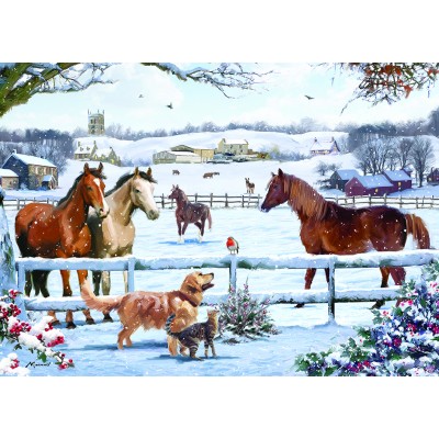 Puzzle Otter-House-Puzzle-74739 Christmas On The Farm