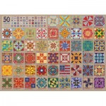 Puzzle  Cobble-Hill-80314 50 States Quilt Blocks