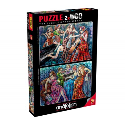 Perre-Anatolian-3612 2 Puzzles - Colorful Notes