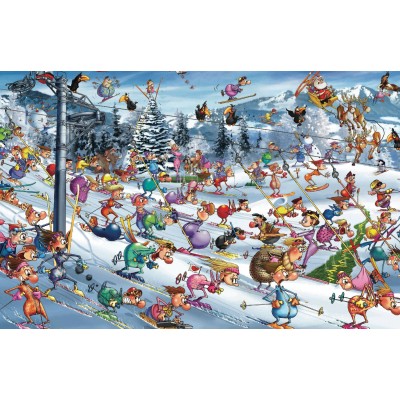 Puzzle Piatnik-5351 Ruyer : Ski de Noël