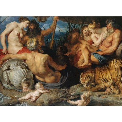 Puzzle Piatnik-5476 Rubens - Les Quatre Continents, 1614