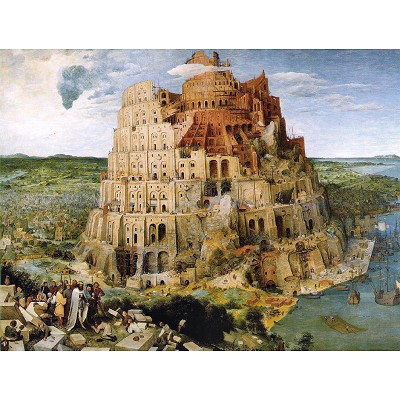Puzzle Piatnik-5639 Brueghel : La Tour de Babel