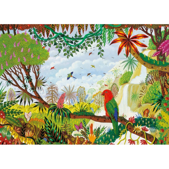 Puzzle  Pieces-Peace-F-00075 Perruche Royale