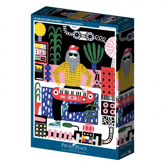 Puzzle  Pieces-Peace-F-00096 Le Musicien Barbu