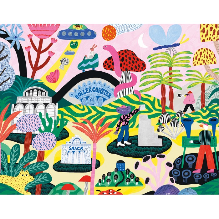 Puzzle  Pieces-Peace-F-00099 Les Montagnes Russes