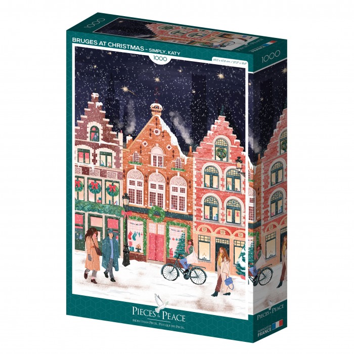 Puzzle  Pieces-Peace-F-00117 Bruges à Noël