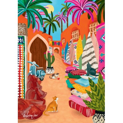 Puzzle Pieces-Peace-F-00120 Souk de Marrakech