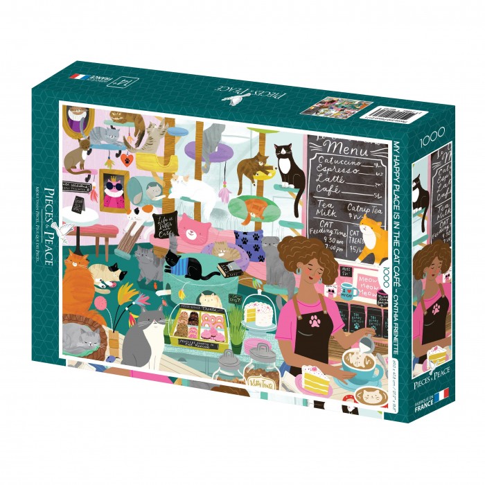 Puzzle  Pieces-Peace-F-00171 Mon lieu Préféré : le Café à Chats