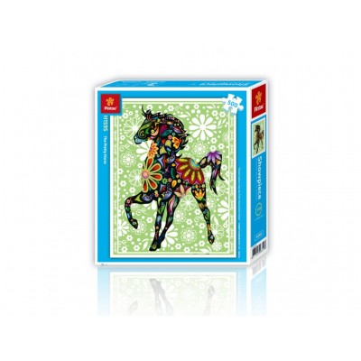 Pintoo-H1595 Puzzle en Plastique - Cheval
