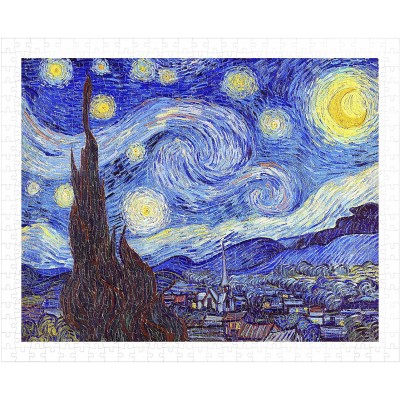 Pintoo-H1758 Puzzle en Plastique - Vincent Van Gogh - The Starry Night, June 1889