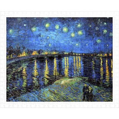 Pintoo-H1760 Puzzle en Plastique - Vincent Van Gogh - Starry Night Over The Rhone, 1888