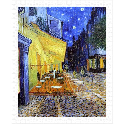 Pintoo-H1762 Puzzle en Plastique - Van Gogh Vincent - Cafe Terrace at Night