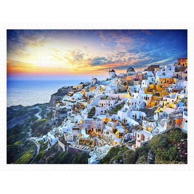 Pintoo-H2073 Puzzle en Plastique - Beautiful Sunset of Greece