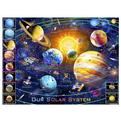 Pintoo-H2133 Puzzle en Plastique - Adrian Chesterman - Solar System