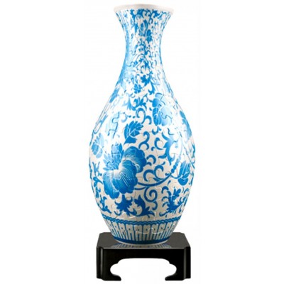 Pintoo-S1012 Puzzle 3D Vase - Ornement Floral Oriental