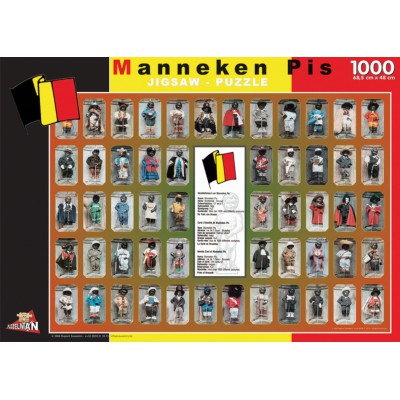Puzzle PuzzelMan-06094 Belgique : Manneken Pis