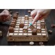 Puzzle 3D en Bois - Jeux d'échecs, de Dames et du Mathématicien
