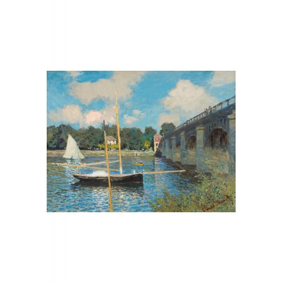 Puzzle Puzzle-Michele-Wilson-A246-1000 Claude Monet : Le Pont d'Argenteuil