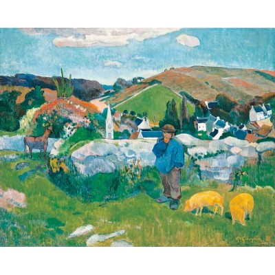 Puzzle-Michele-Wilson-A462-500 Puzzle en Bois - Paul Gauguin: Le Porcher