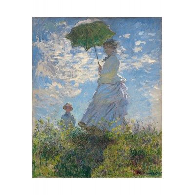Puzzle-Michele-Wilson-A551-1000 Puzzle en Bois - Claude Monet : La Femme à l'Ombrelle, 1875