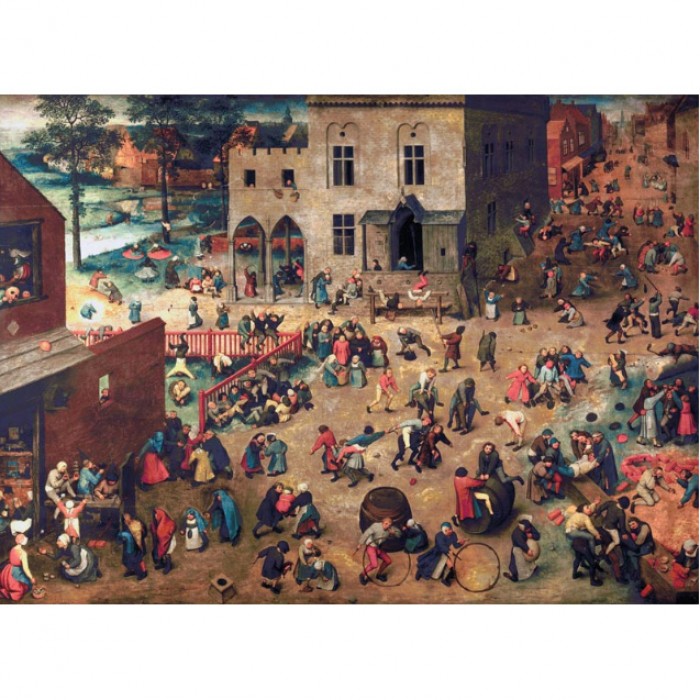  Puzzle-Michele-Wilson-A904-500 Puzzle en Bois Découpé à la Main - Brueghel : Jeux D'Enfants