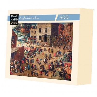 Puzzle-Michele-Wilson-A904-500 Puzzle en Bois Découpé à la Main - Brueghel : Jeux D'Enfants