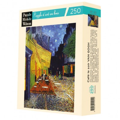 Puzzle-Michele-Wilson-C36-250 Puzzle en Bois Découpé à la Main - Van Gogh : Le Café Le Soir