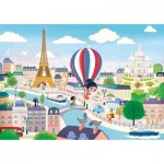 Puzzle  Puzzle-Michele-Wilson-K1221-12 Vue de Paris