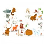 Puzzle  Puzzle-Michele-Wilson-K306-12 L'Alphabet des Animaux