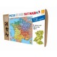 Puzzle en Bois - Carte de France des Régions