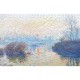Puzzle en Bois découpé à la Main - Claude Monet - Soleil Couchant à Lavacourt