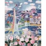   Puzzle en Bois découpé à la Main - Raoul Dufy - Paris au Printemps