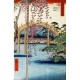 Puzzle en Bois - Hiroshige - Sanctuaire Kameido Tenjin