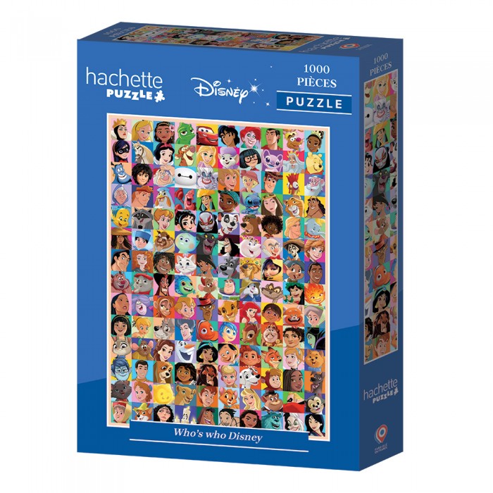 Puzzle  Hachette-Puzzle-0021 Who's who Disney