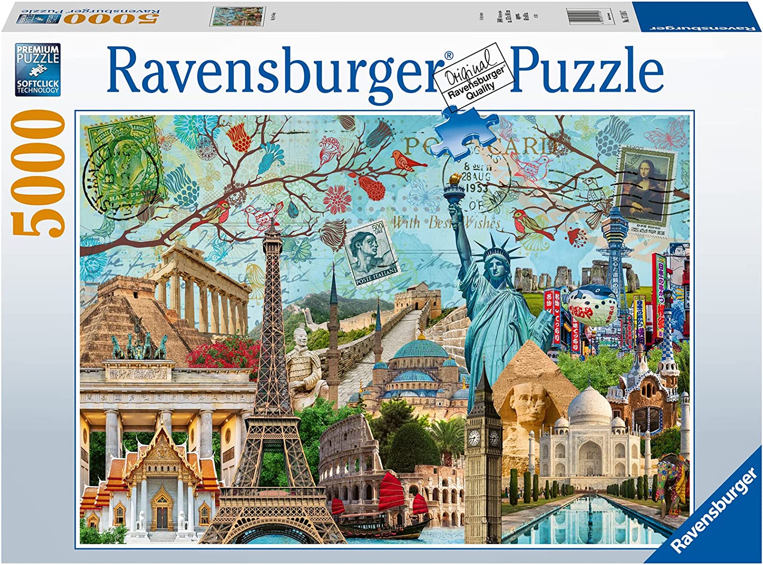 Puzzle Big City Collage Ravensburger-17118 5000 pièces Puzzles