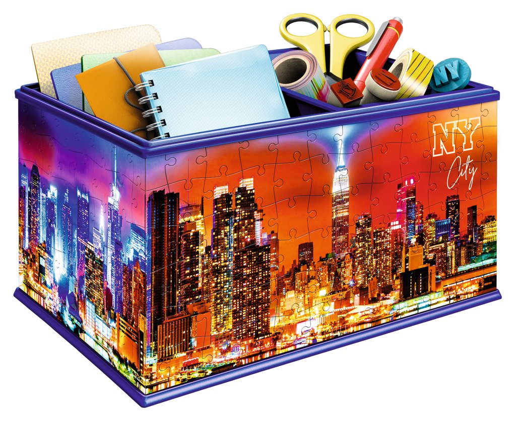Puzzle 3D - Boite de Rangement : Skyline Ravensburger-11227 216 pièces  Puzzles - Déco et Objets