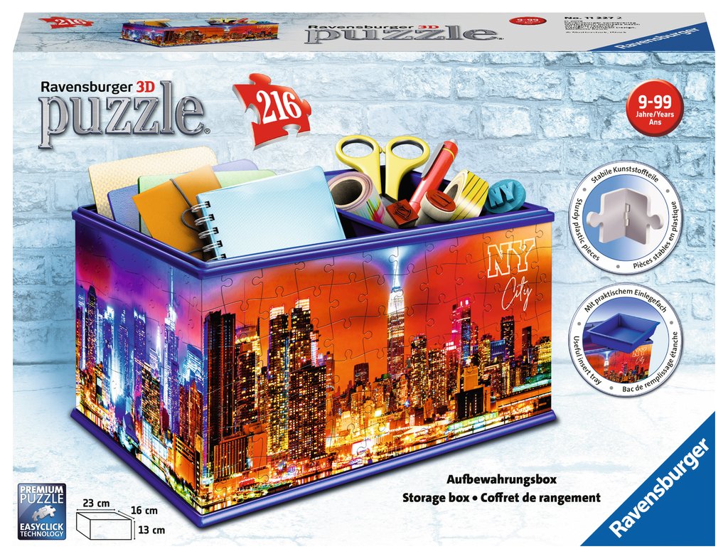 Puzzle 3D - Boite de Rangement : Skyline