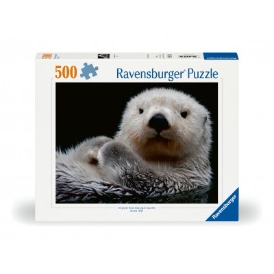 Puzzle Ravensburger-00235 Douce Petite Loutre