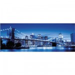 Puzzle  Ravensburger-00438 USA, New York illuminé