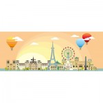 Puzzle  Ravensburger-00448 Une Journée à Paris