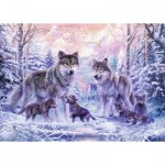 Puzzle  Ravensburger-00647 Loups Arctiques