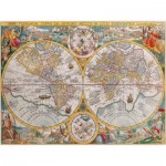 Puzzle  Ravensburger-00716 Mappemonde en 1594