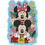  Ravensburger-00762 Puzzle Bois - Mickey & Minnie