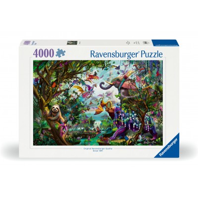 Puzzle Ravensburger-00812 Les Dragons des Tropiques