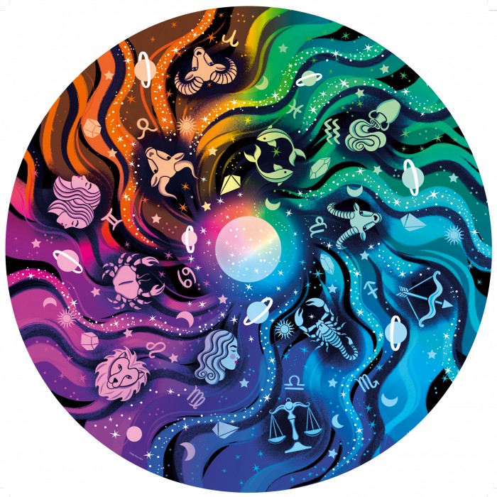 Puzzle  Ravensburger-00819 Circle of Colors - Astrologie