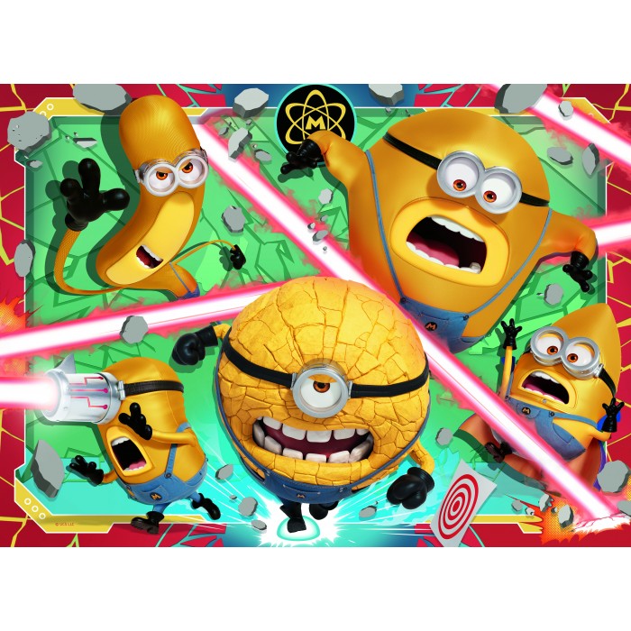 Puzzle  Ravensburger-01062 Pièces XXL - Des Minions Simplement Incorrigibles en Vue