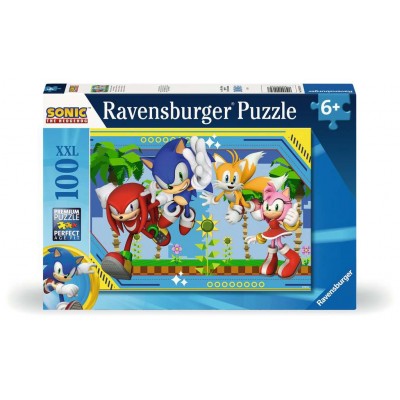 Puzzle Ravensburger-01134 Pièces XXL - L'Equipe Sonic