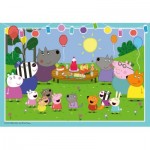  Ravensburger-04018 2 Puzzles - Place à la fête ! / Peppa Pig