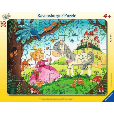 Ravensburger-05027 Puzzle Cadre - Monde de la petite Princesse